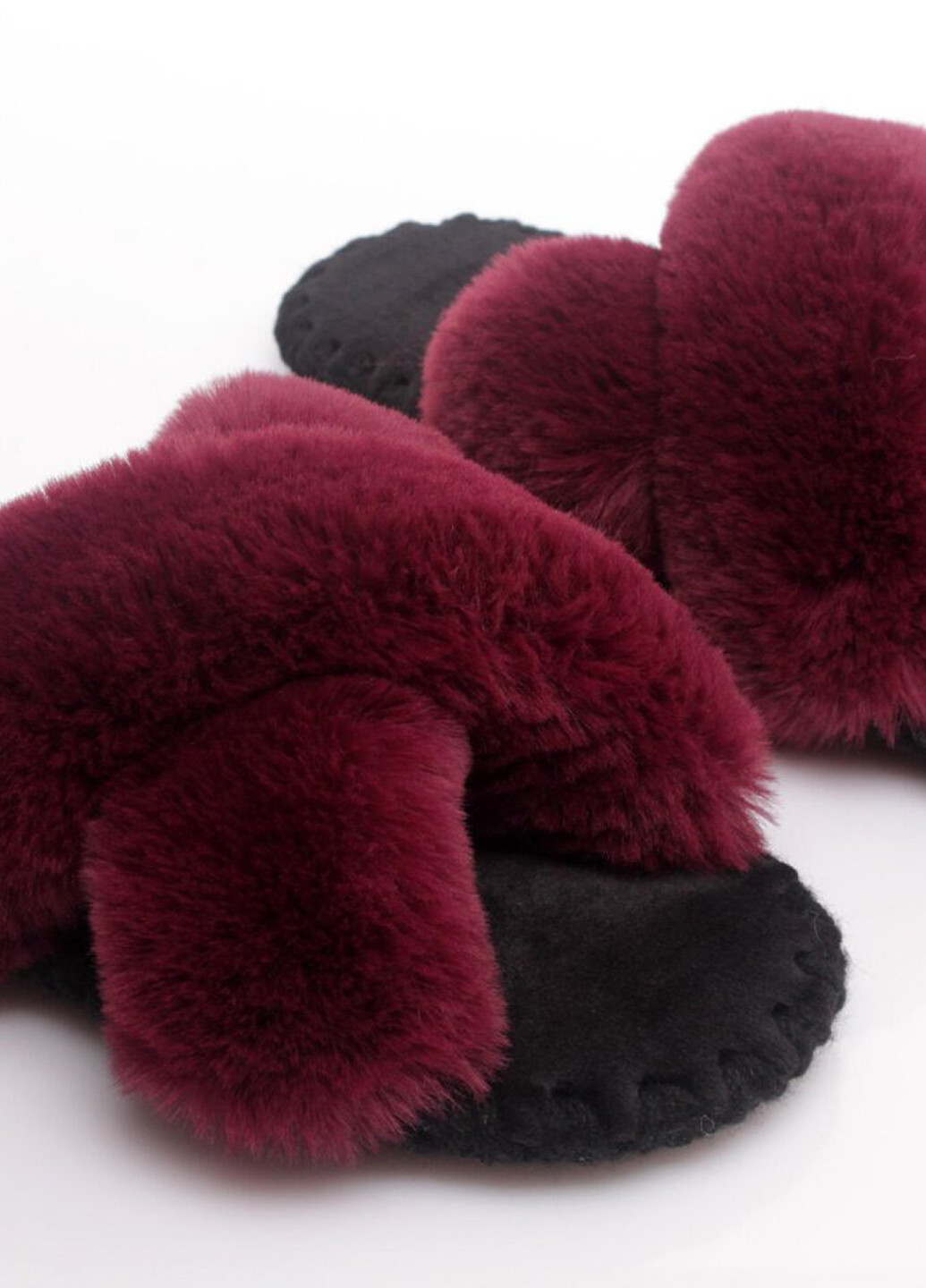 Бордовые тапочки Family Story