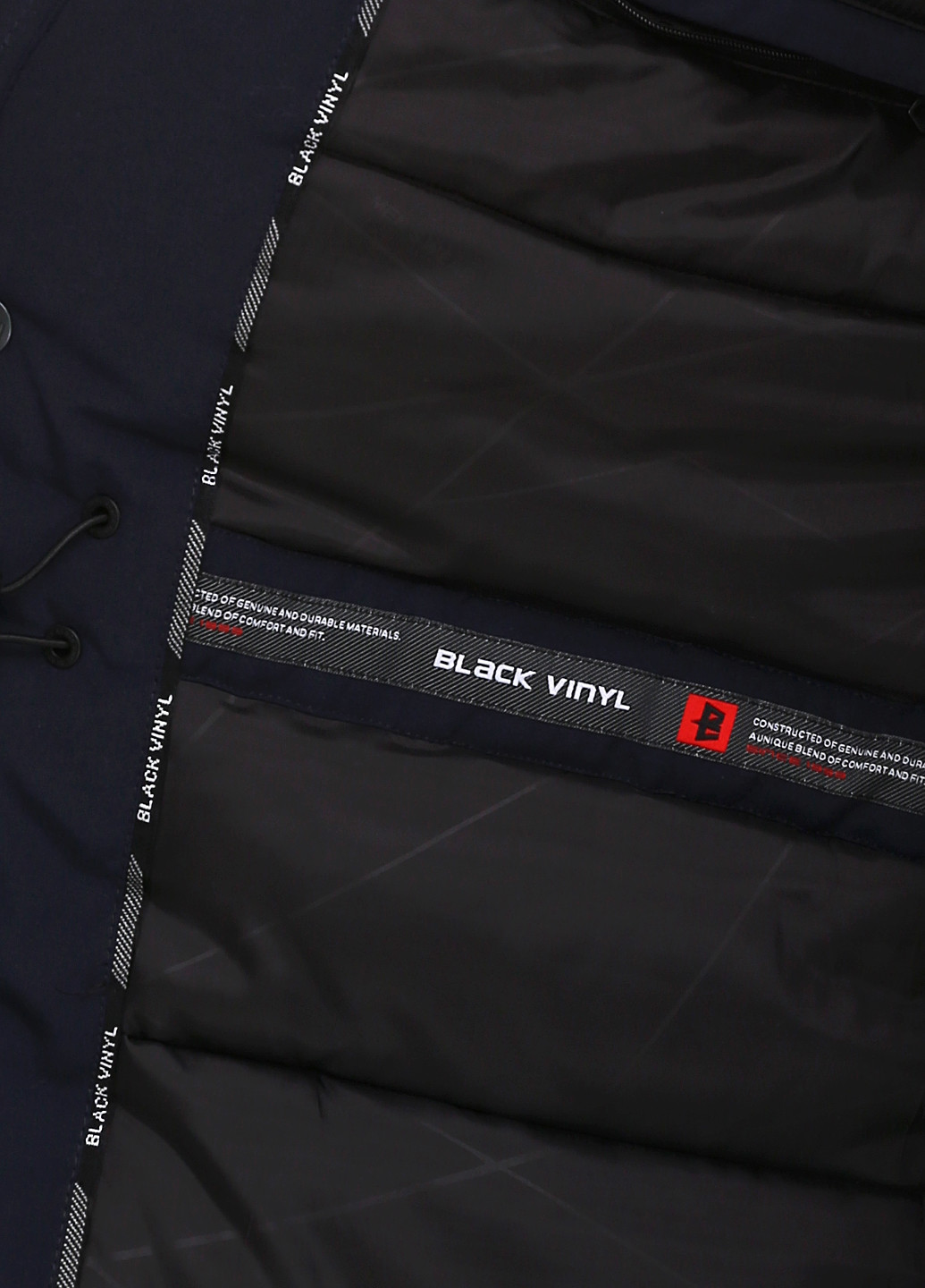 Темно-синяя зимняя куртка Black Vinyl