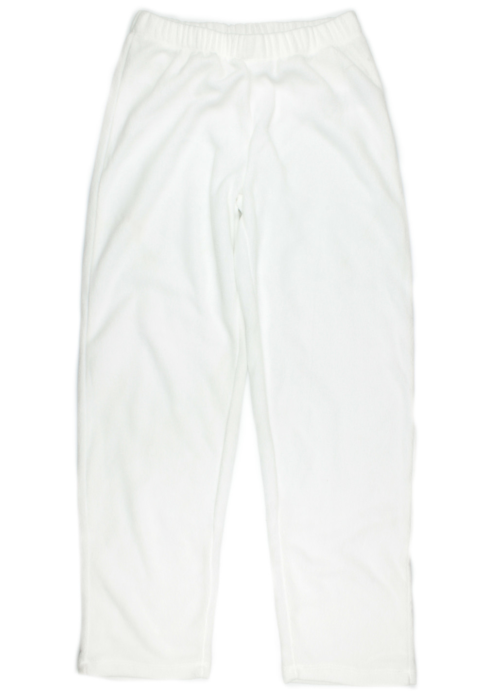 Белые домашние демисезонные прямые брюки Pepperts