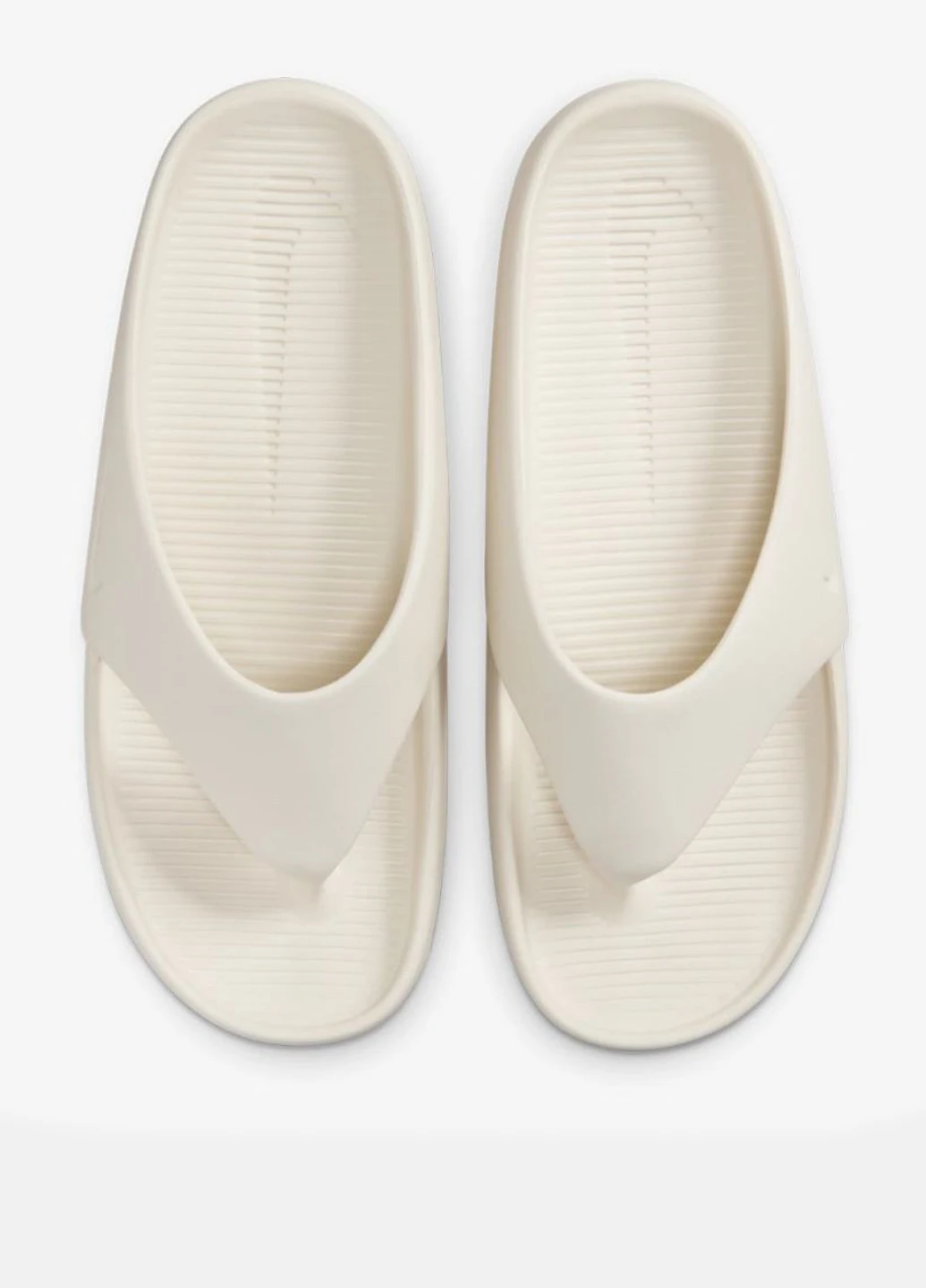 Белые кэжуал, пляжные вьетнамки fd4115-003 Nike с логотипом