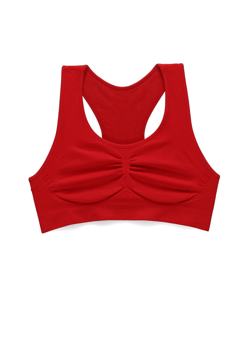 Красный топ бюстгальтер Crivit без косточек полиамид
