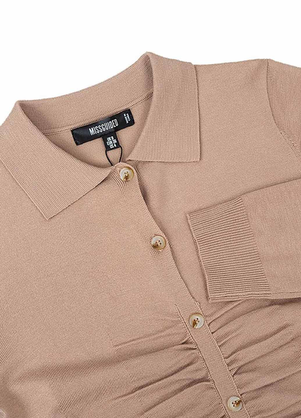 Бежева кежуал сукня k2235572-stone сукня светр Missguided однотонна