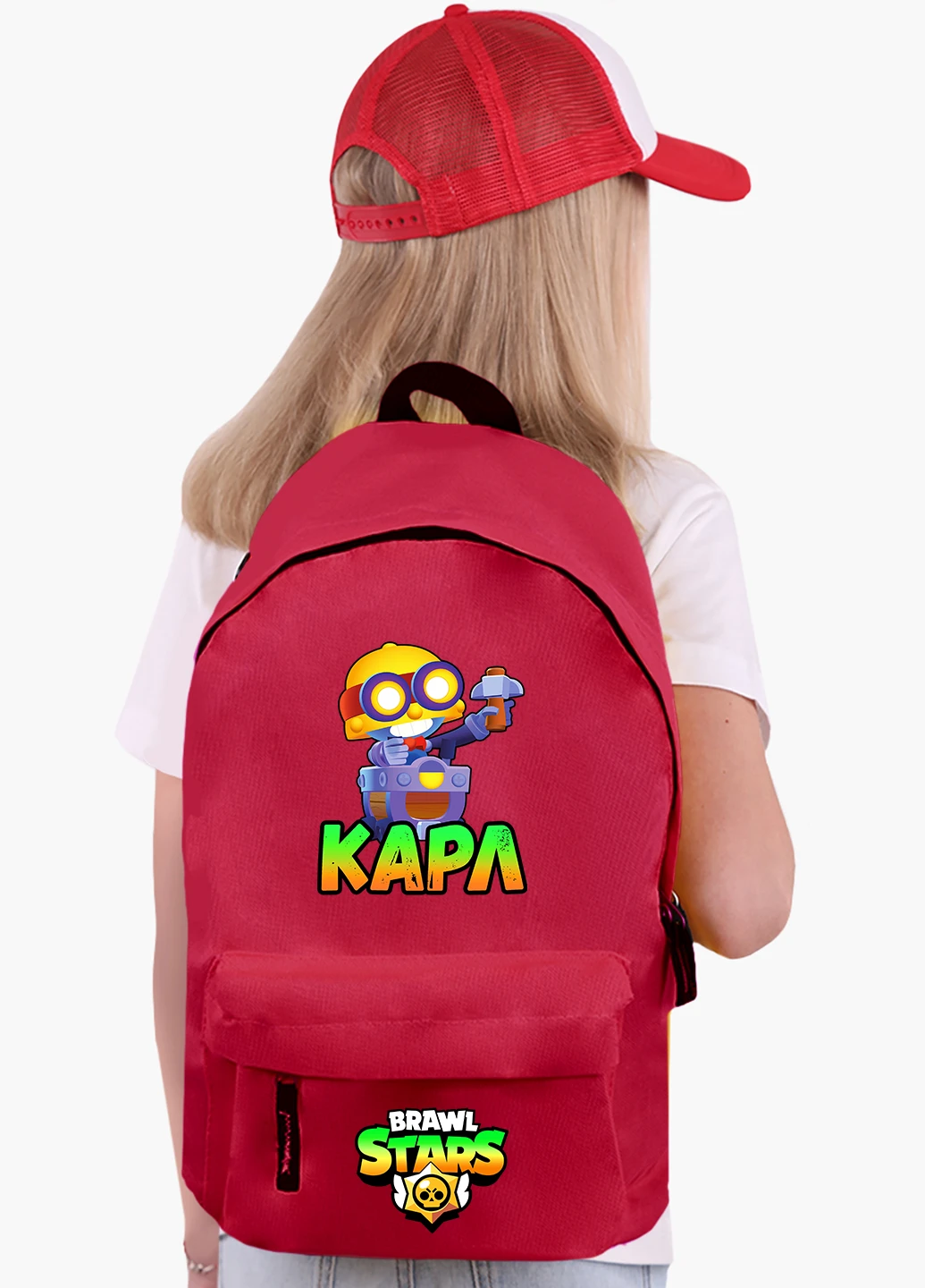 Детский рюкзак Шахтар Карл Бравл Старс (Carl Brawl Stars) (9263-1026) MobiPrint (217363767)