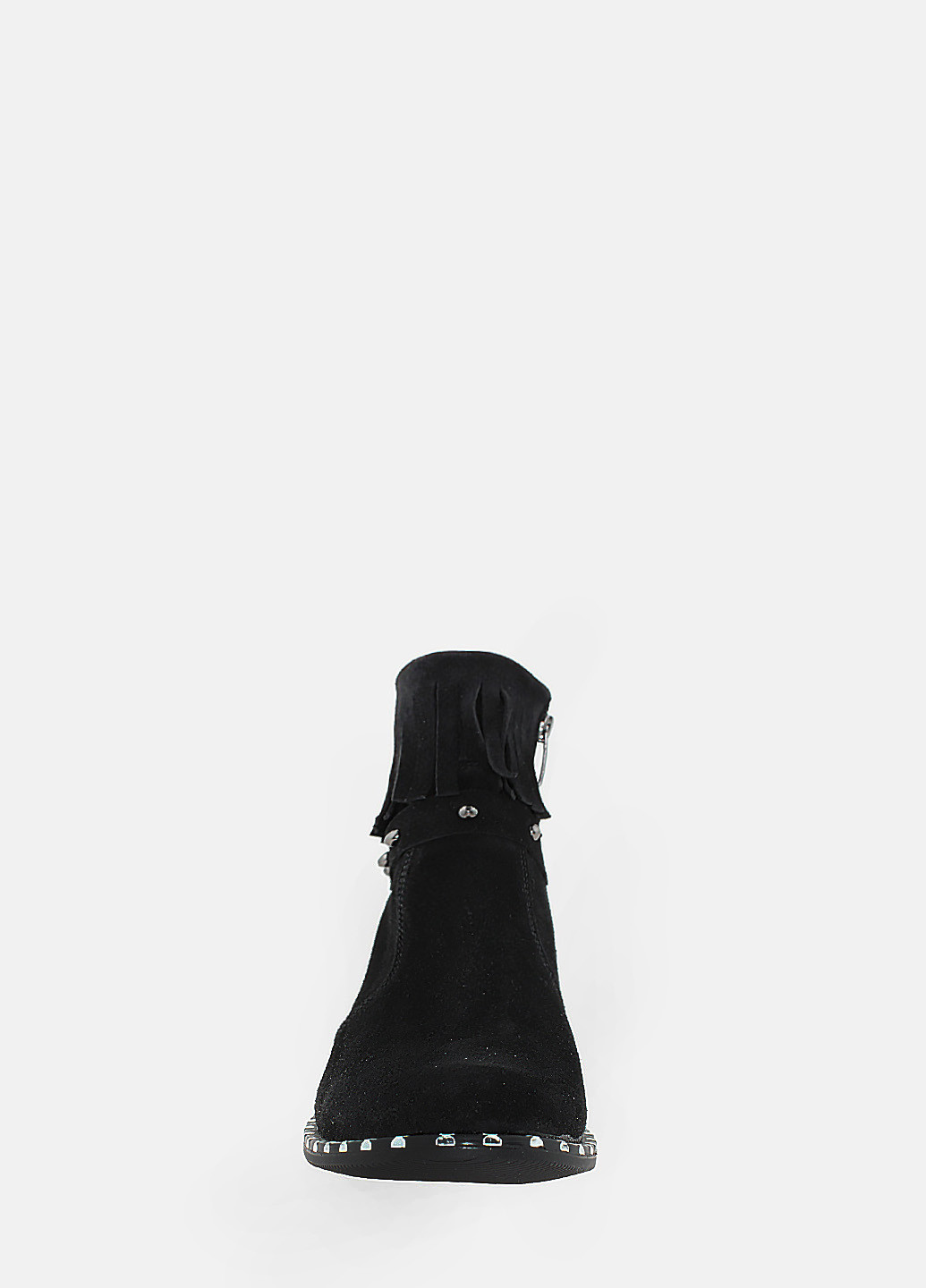 Осенние ботинки rv736-11 черный Sam Vit из натуральной замши