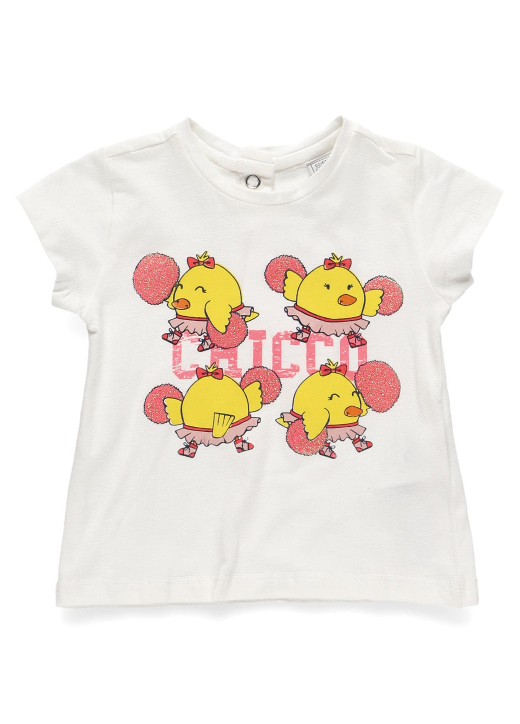 Белая летняя футболка Chicco