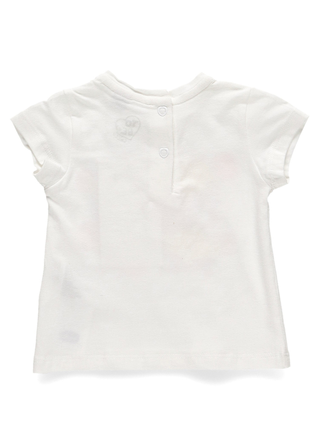 Белая летняя футболка Chicco