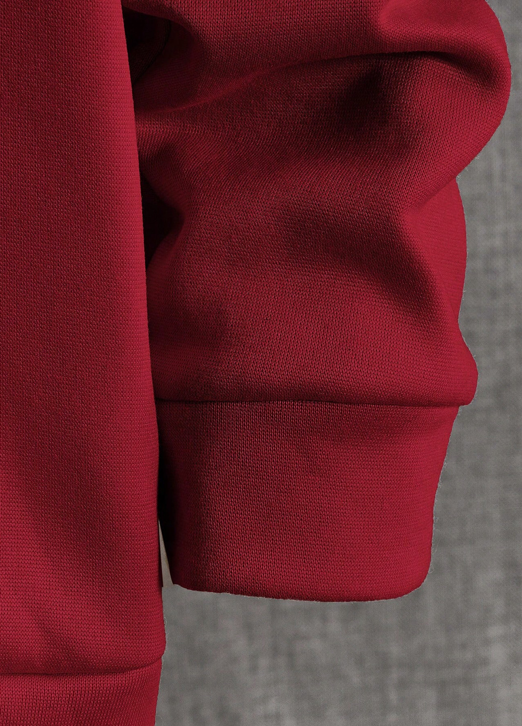 Темно-червоний світшот SHEIN колор блок намистини (339133109)