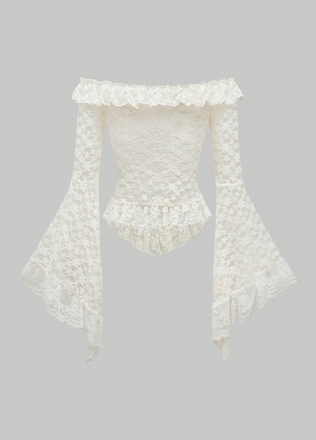 Кремовая блуза SHEIN