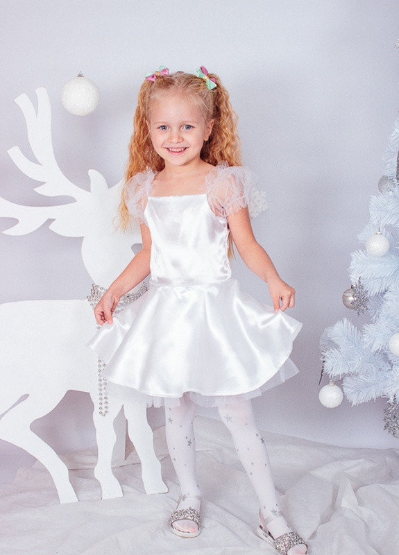 Біла новорічна сукня "сніжинка" Носи своє (256400184)