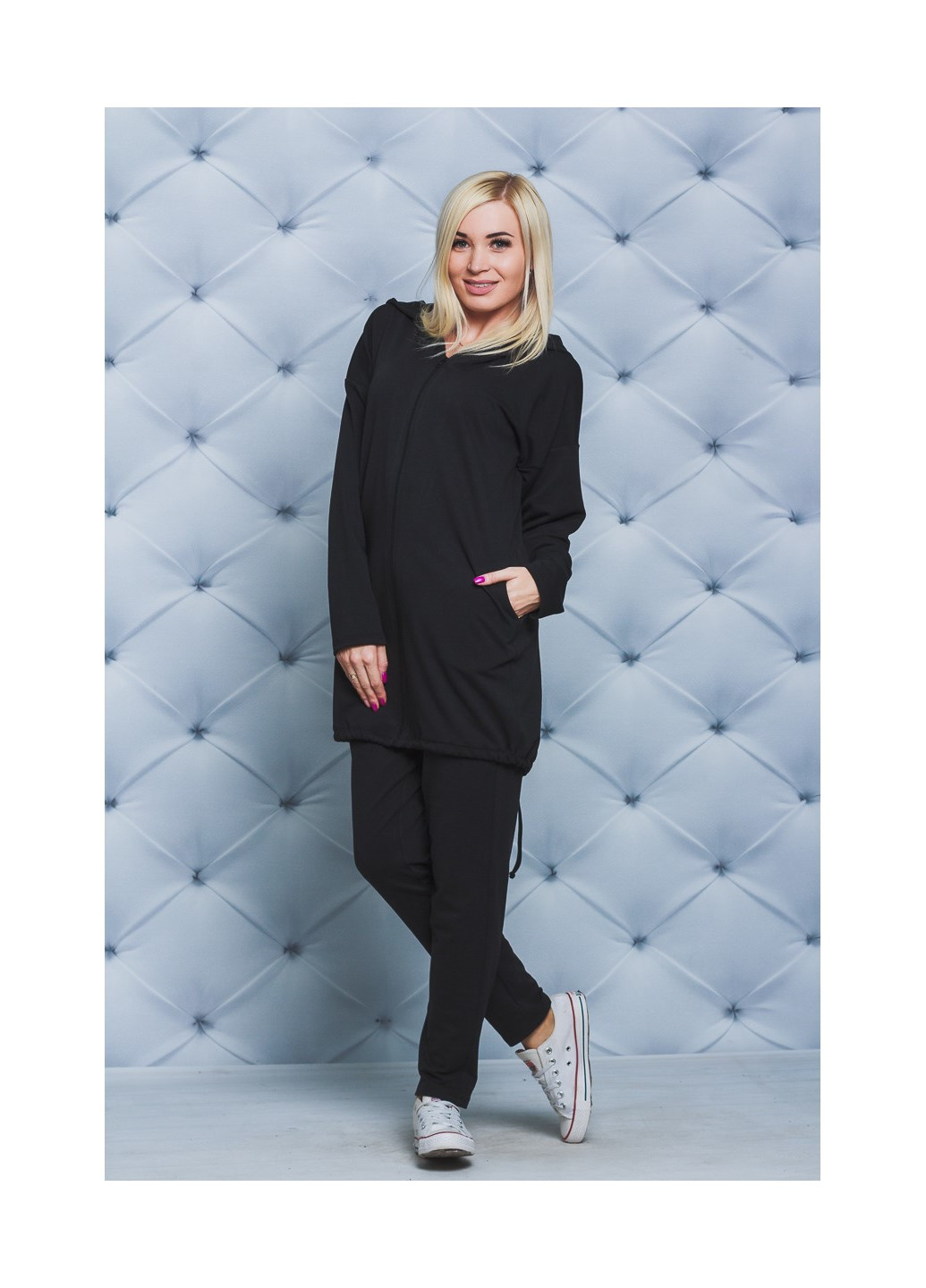 Спортивний костюм 02009/3 58 Чорний Versal (223357250)