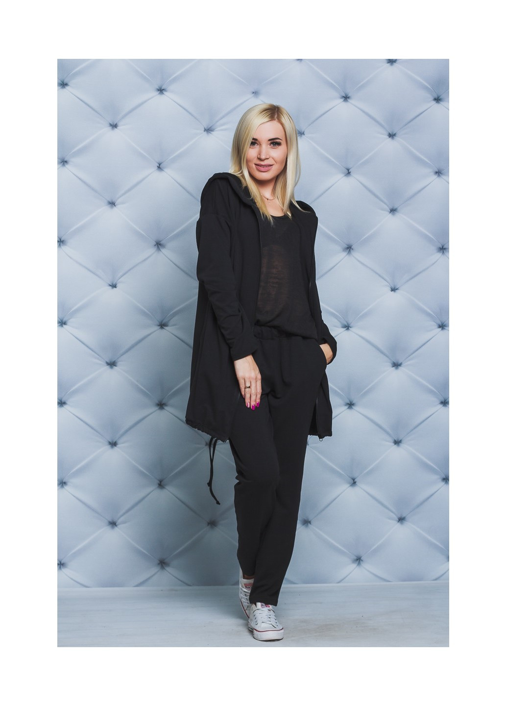 Спортивний костюм 02009/3 58 Чорний Versal (223357250)