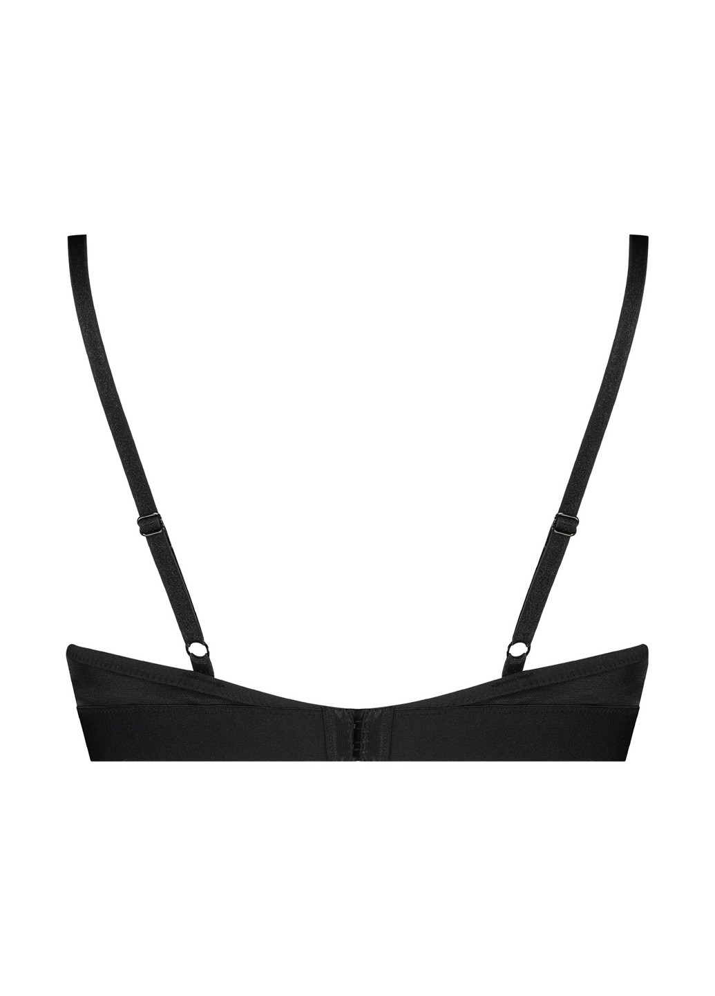 Чёрный бралетт бюстгальтер Hunkemoller без косточек полиамид