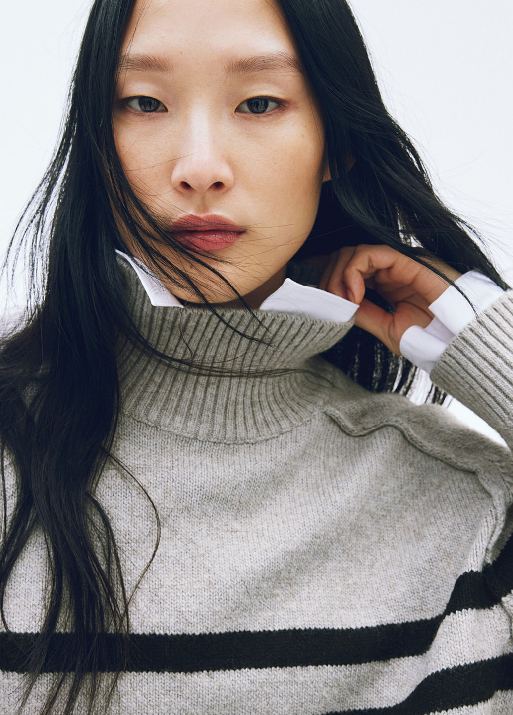 Сірий зимовий светр джемпер H&M