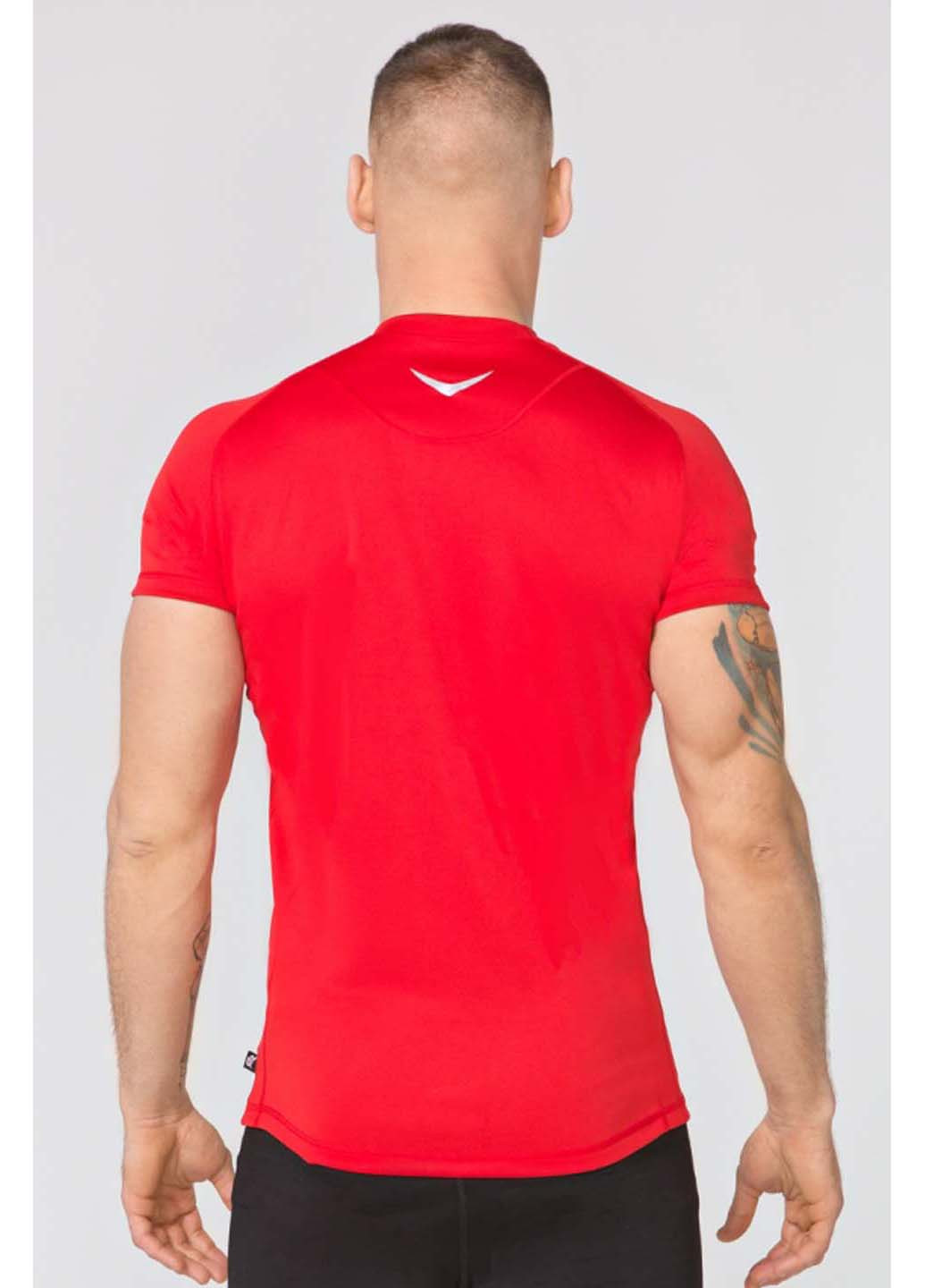 Спортивная футболка Radical однотонная красная спортивная полиэстер