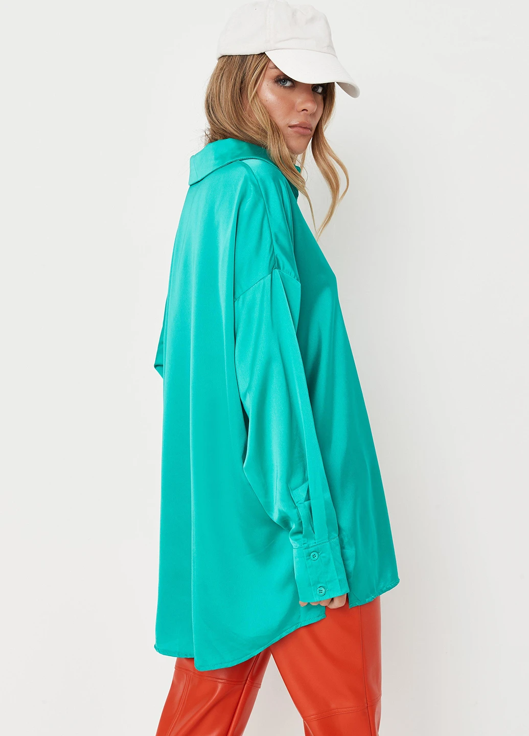 Бірюзова блуза Missguided
