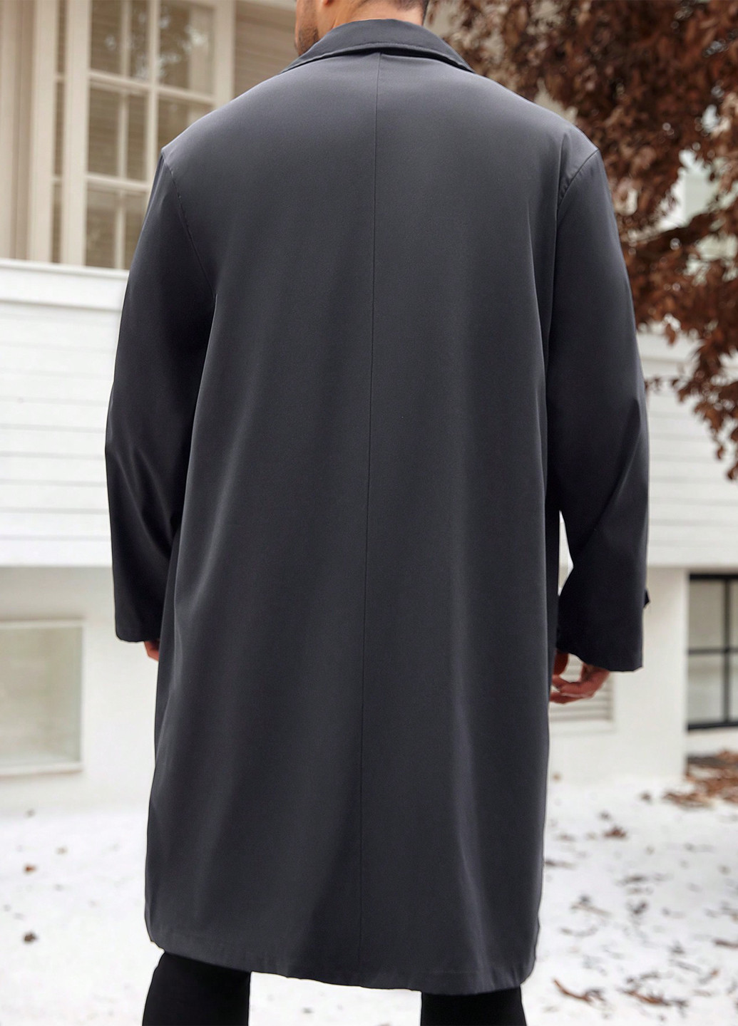 Плащ SHEIN тренчкот на гудзиках вільний (365437495)