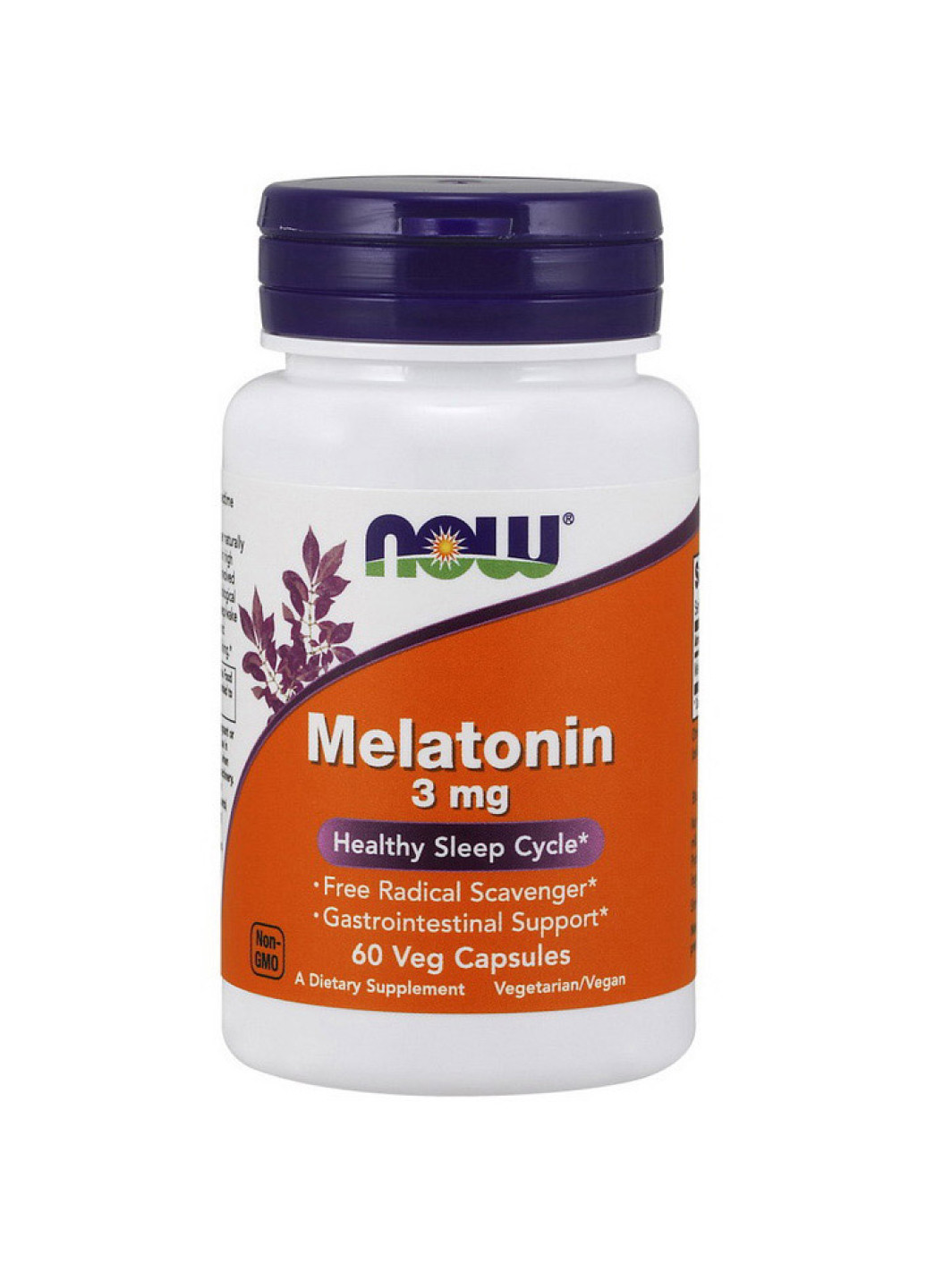 Мелатонін для сну Melatonin 3mg - 60 caps Now Foods (251463061)