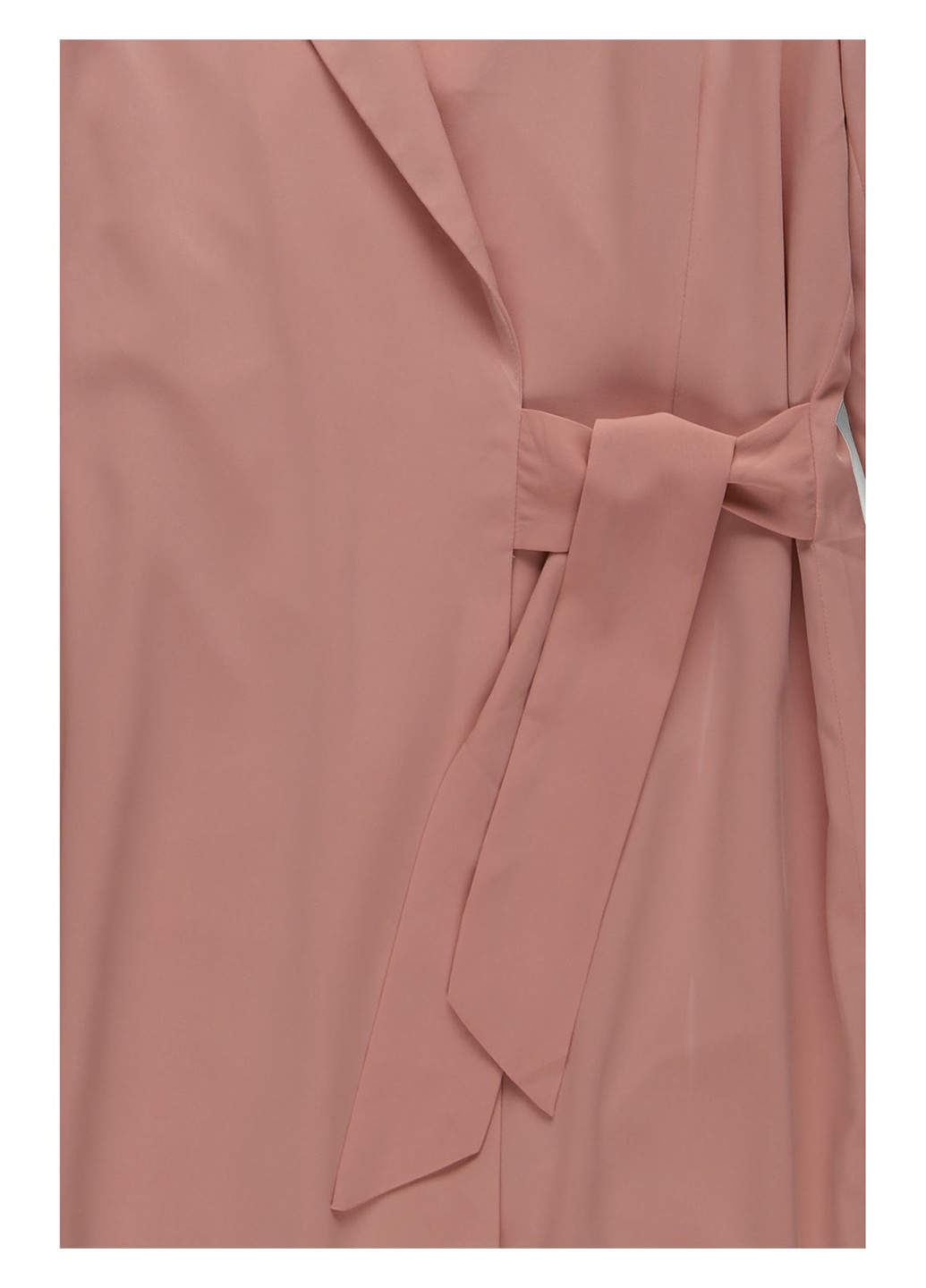 Розовое кэжуал платье на запах, платье-жакет Unique 21 однотонное