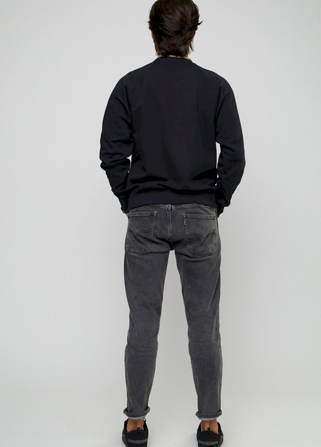 Черный свитшот мужской YAPPI (198688850)