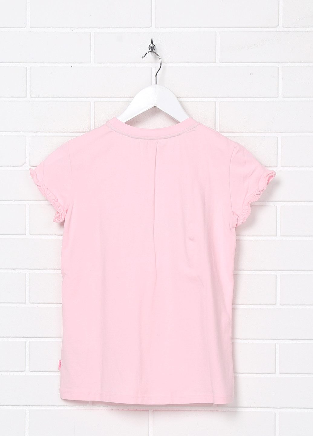 Рожева літня футболка з коротким рукавом Roberto Cavalli