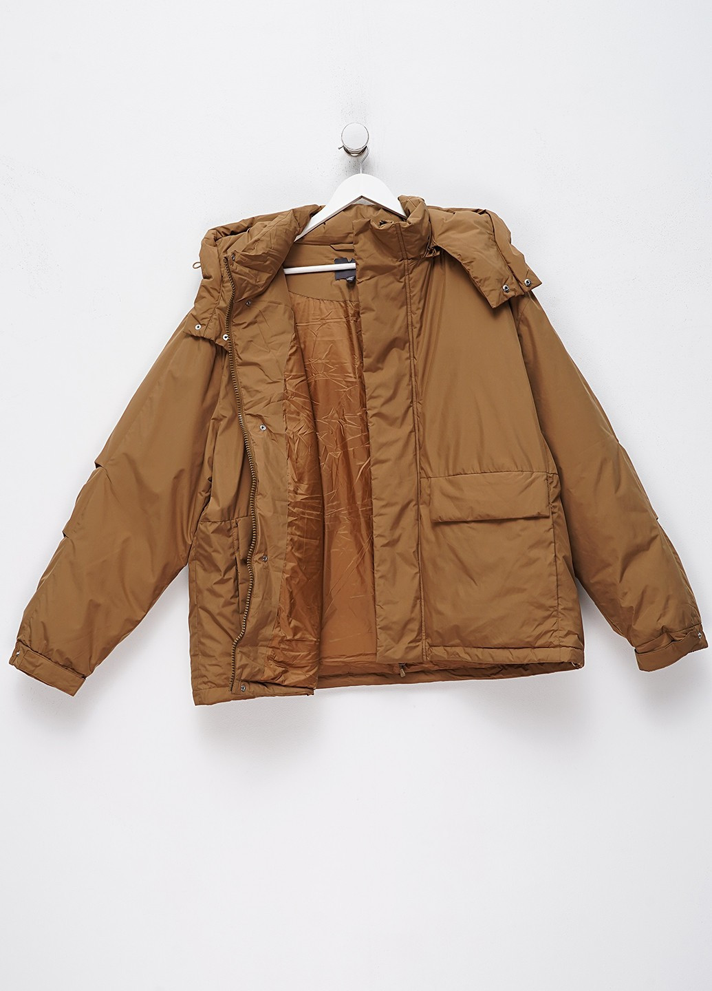 Светло-коричневый зимний Пуховик H&M