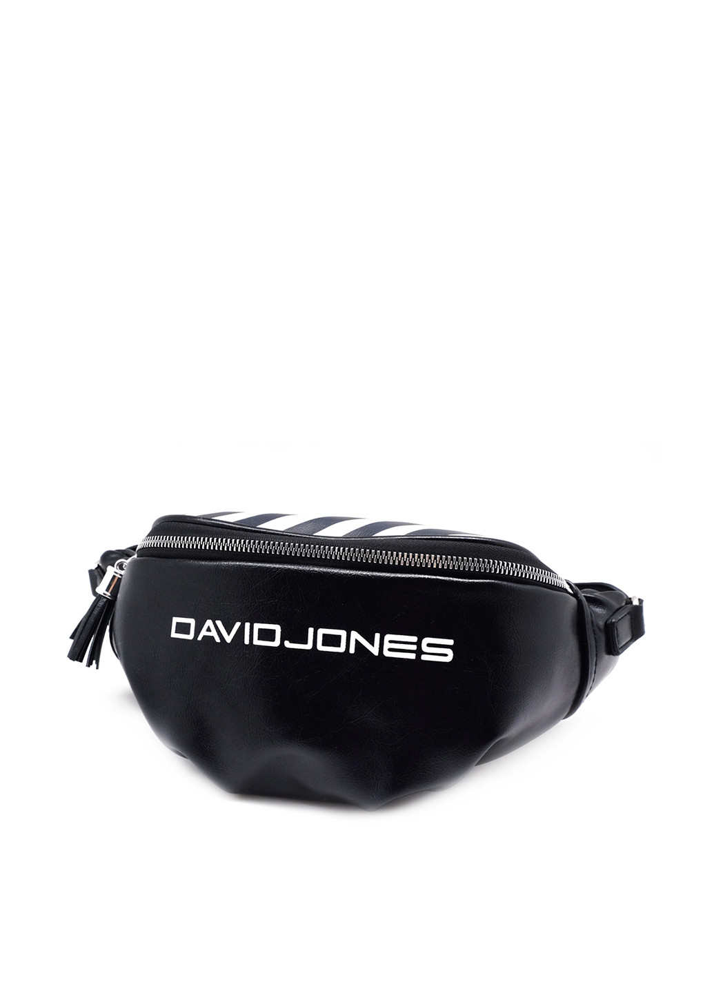 Сумка David Jones поясная сумка логотип чёрная кэжуал