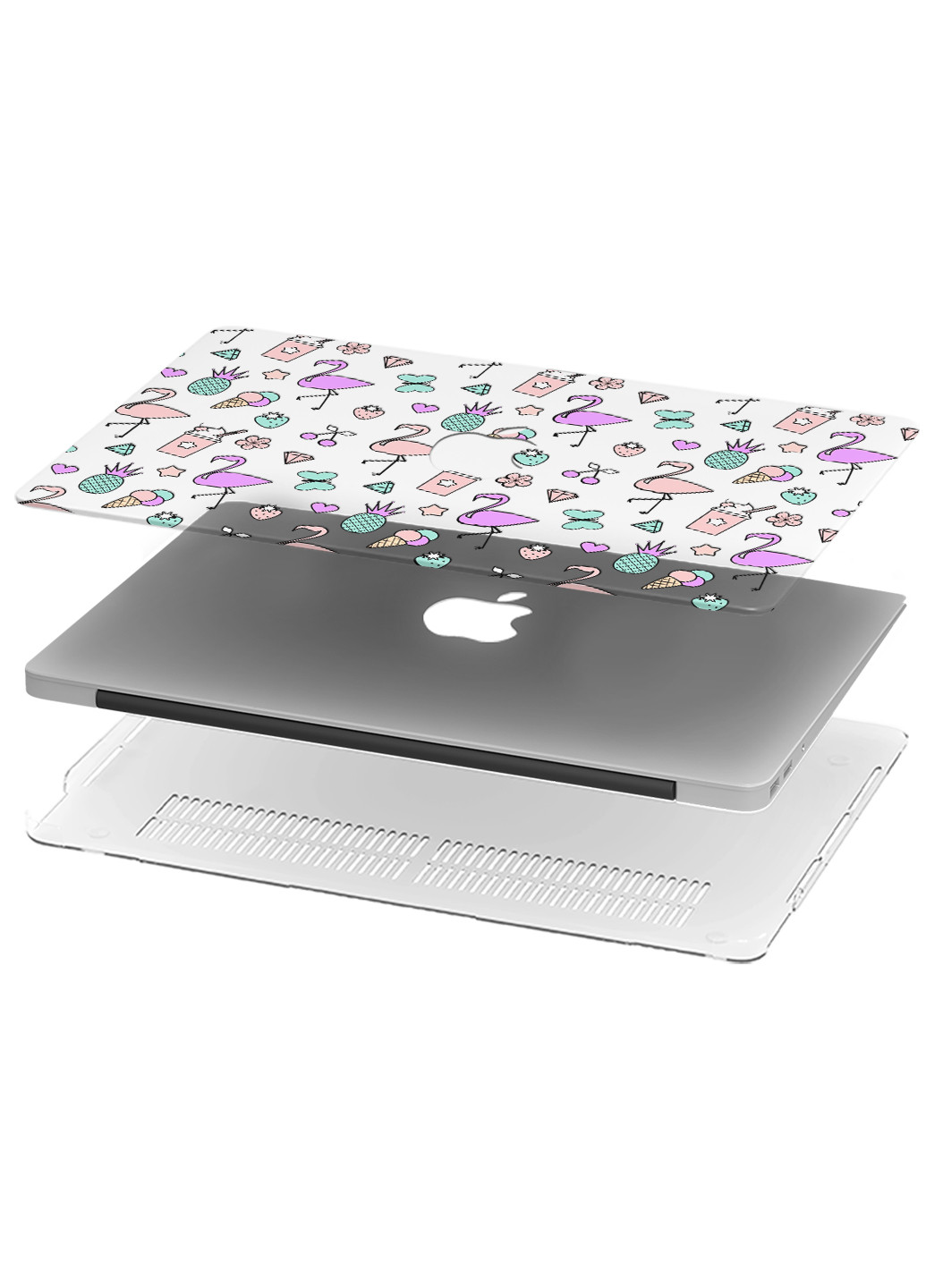 Чохол пластиковий для Apple MacBook Pro 16 A2141 Фламінго (Flamingo) (9494-1937) MobiPrint (218525518)