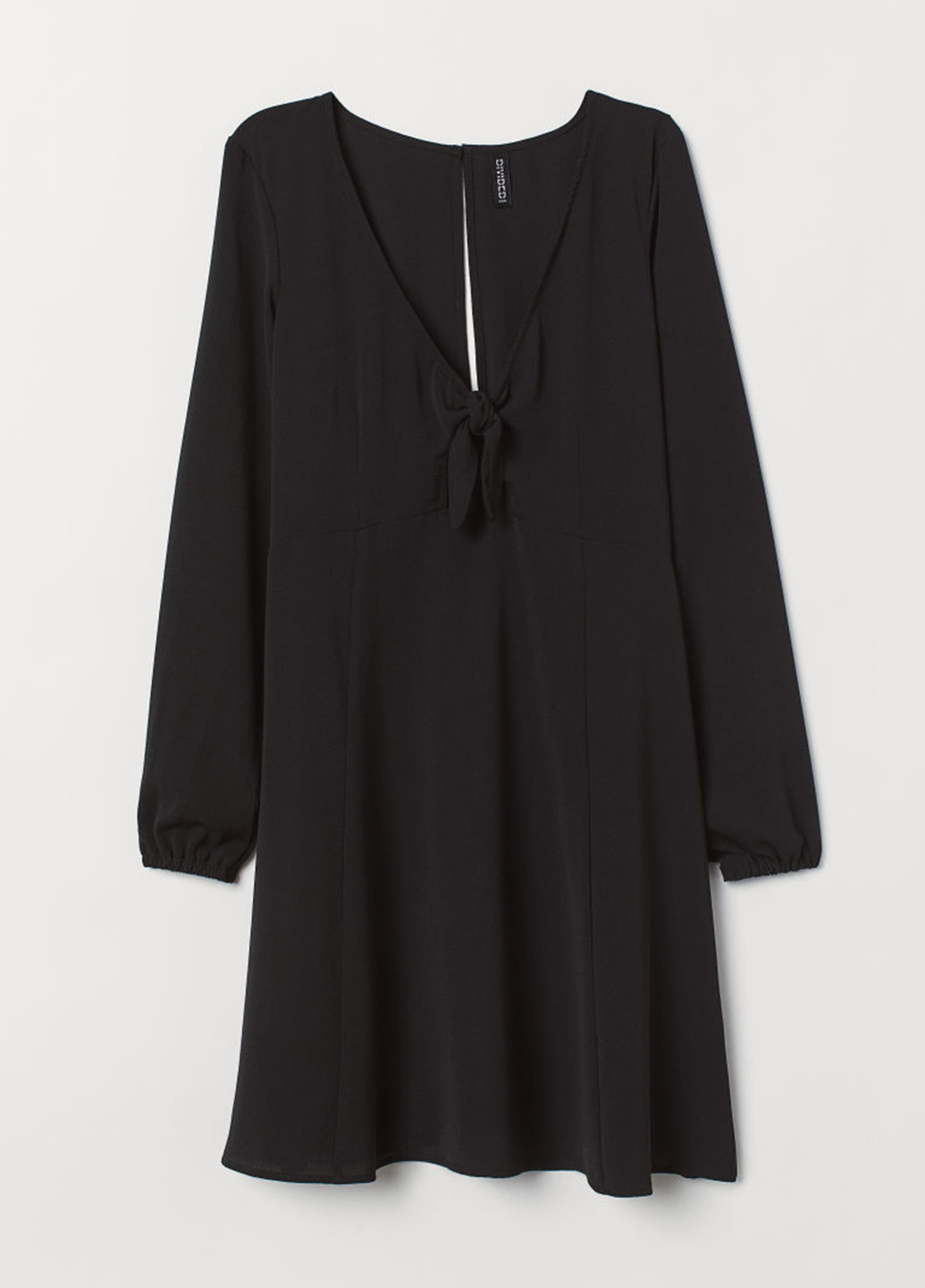 Чорна кежуал сукня без підкладу H&M однотонна