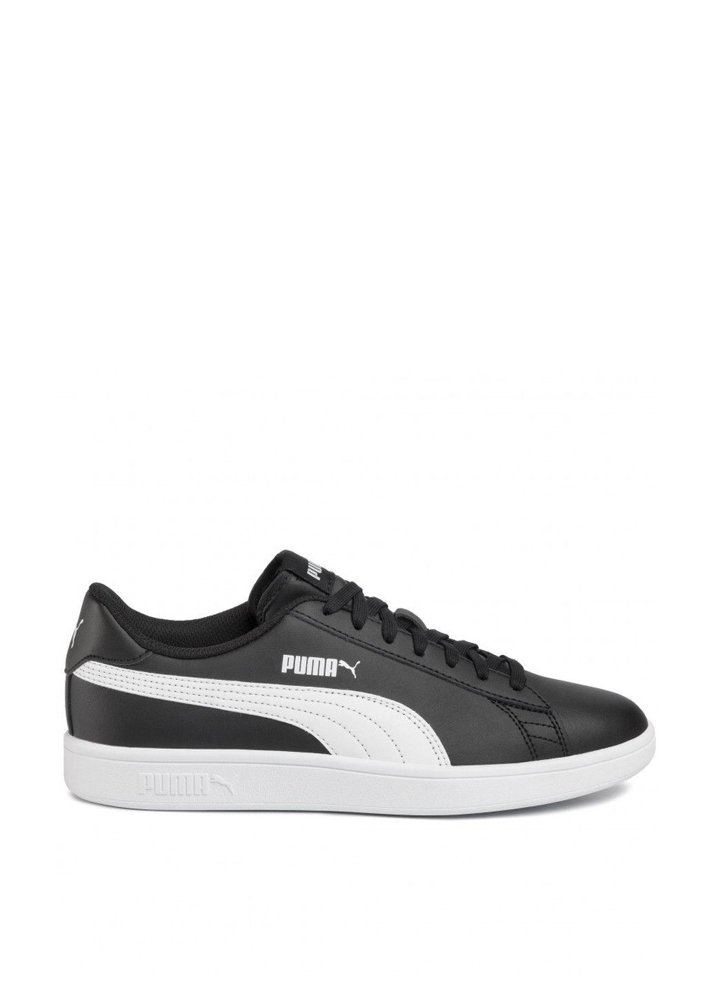 Черно-белые всесезонные кросівки smash v2 l 36521504 Puma SMASH V2 L 36521504