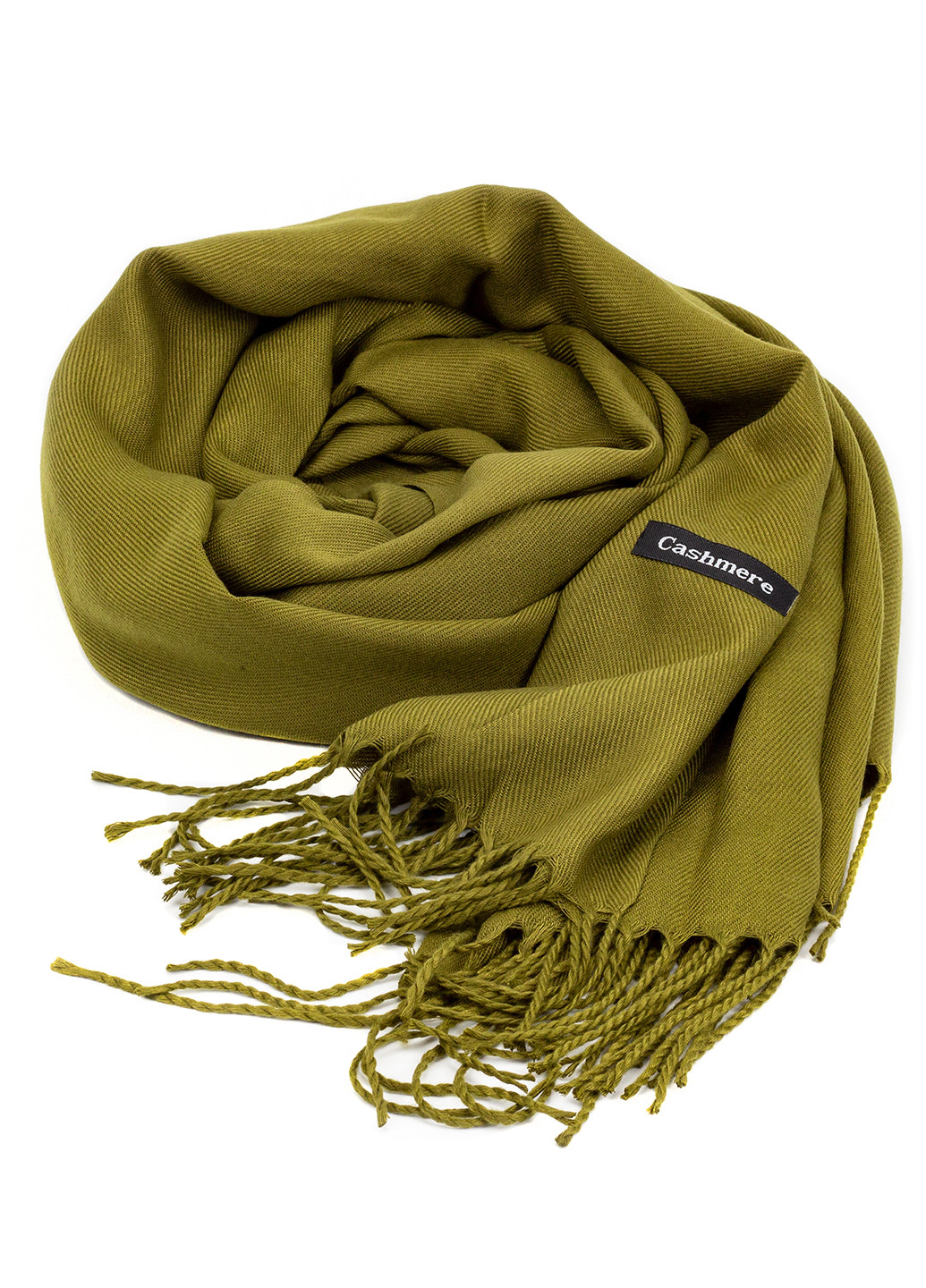 Женский кашемировый шарф, оливковый Cashmere s92019 (224977611)