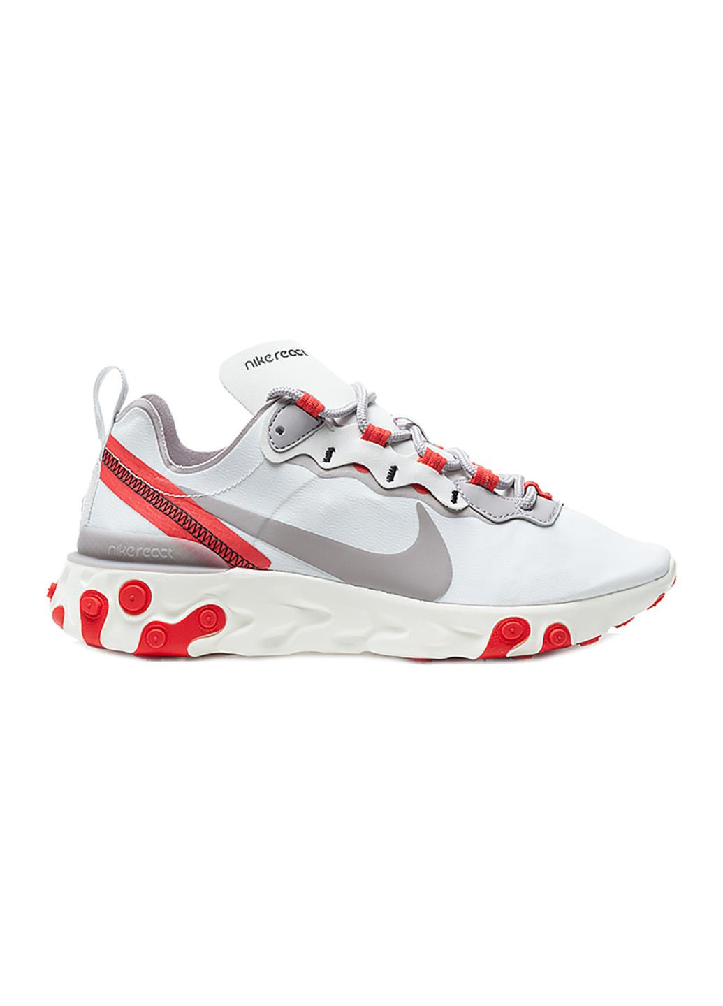 Кроссовки BQ2728-010 Nike W REACT ELEMENT 55 белые демисезоны (317279594)