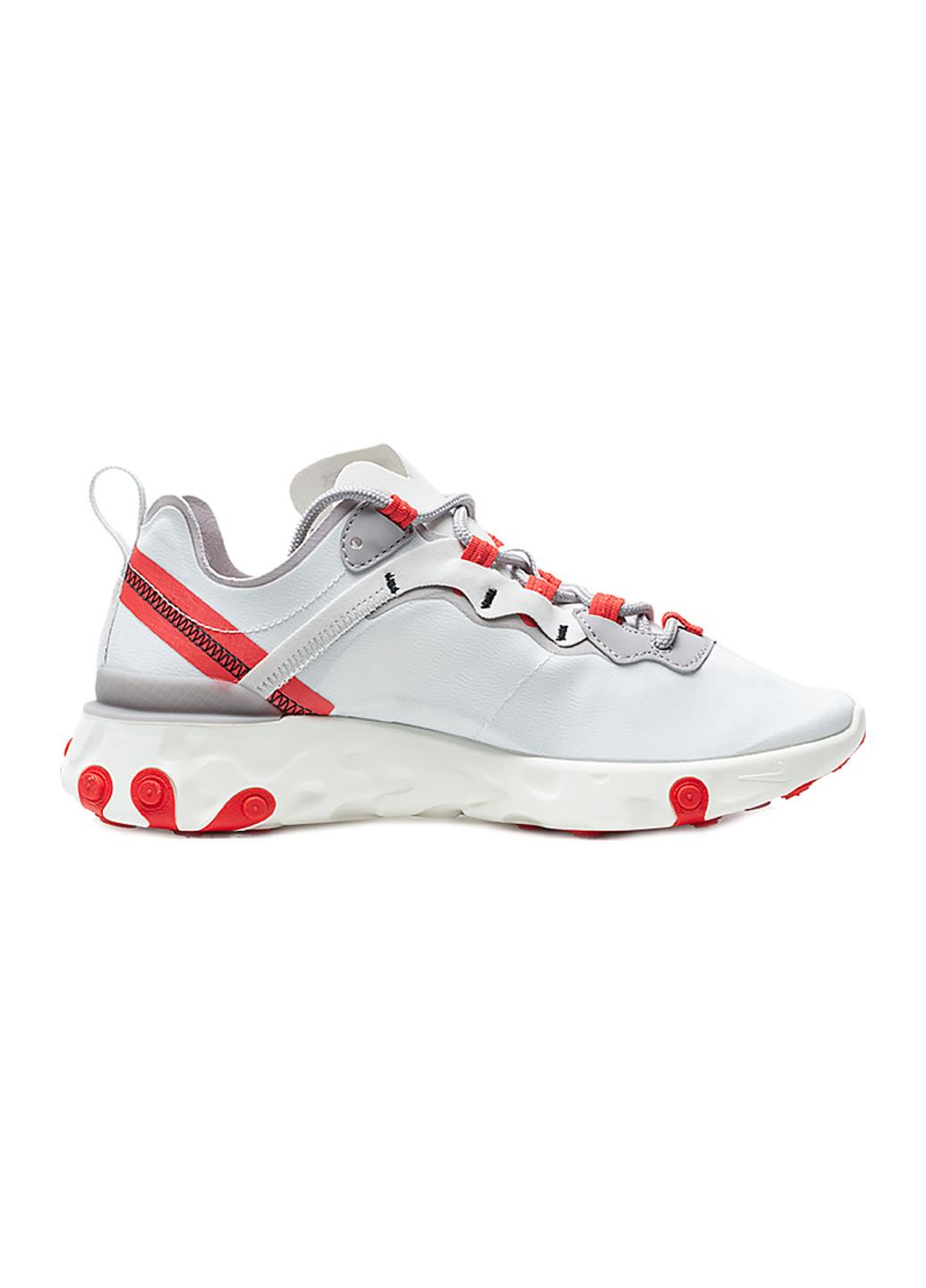 Кроссовки BQ2728-010 Nike W REACT ELEMENT 55 белые демисезоны (317279594)