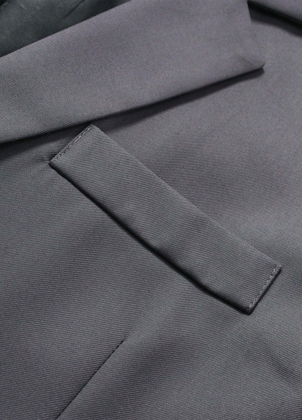 Темно-сірий демісезонний костюм (піджак, штани) брючний SHEIN