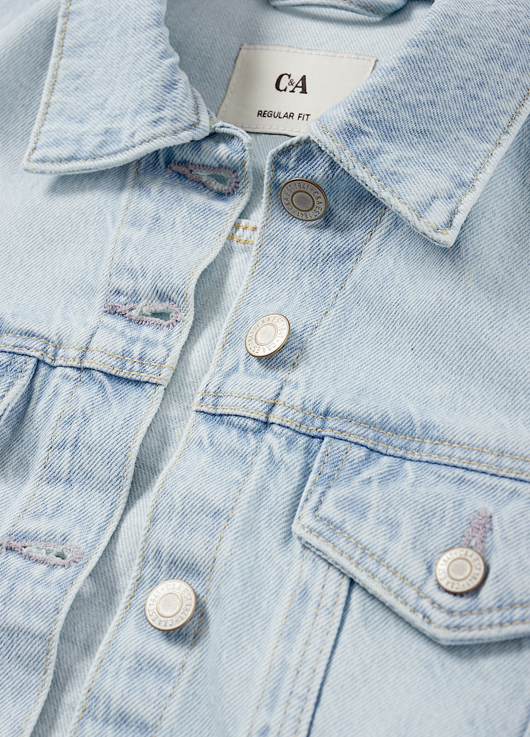 Голубая демисезонная куртка C&A