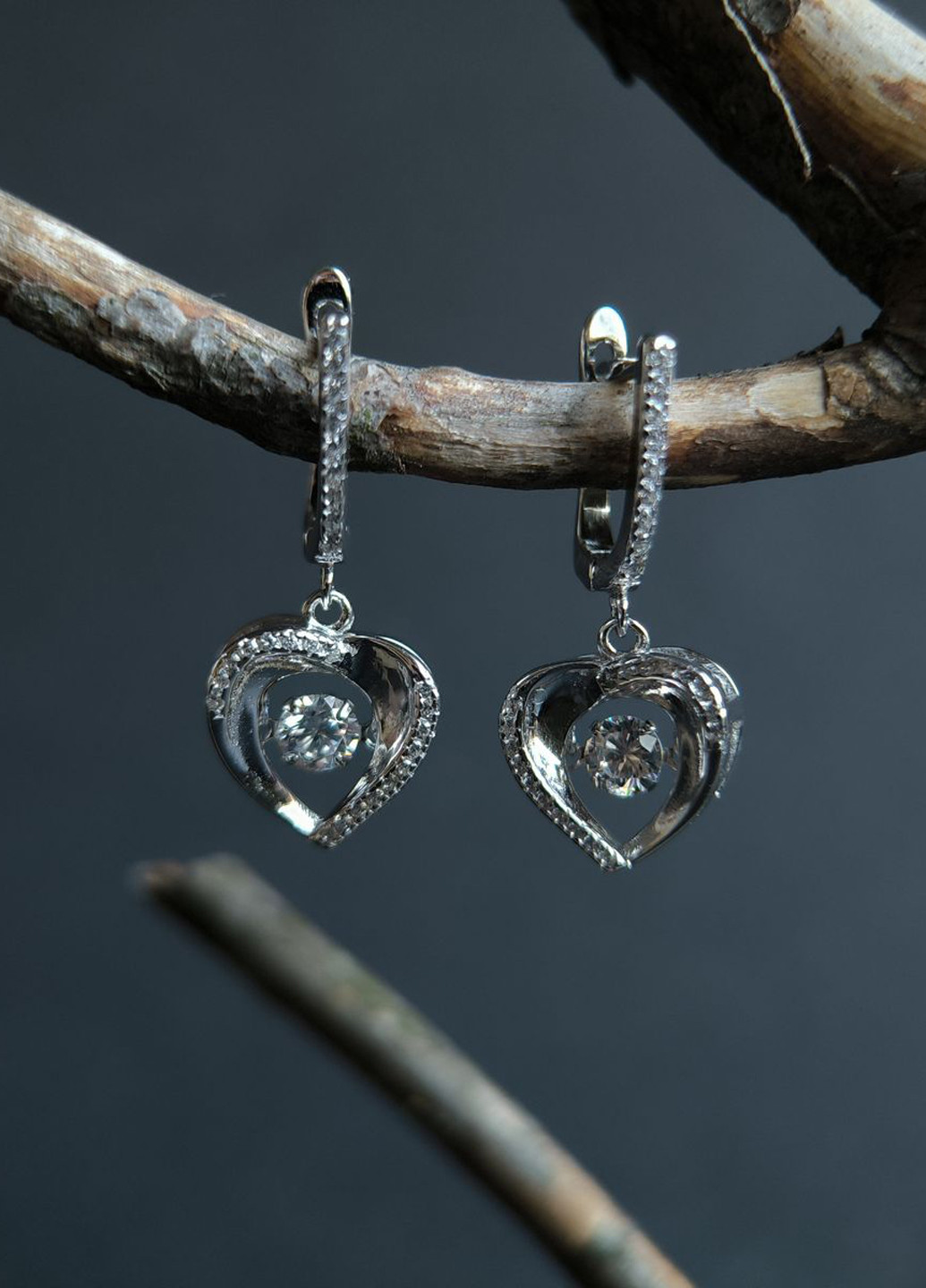 Серьги Silver Flame (350941332)