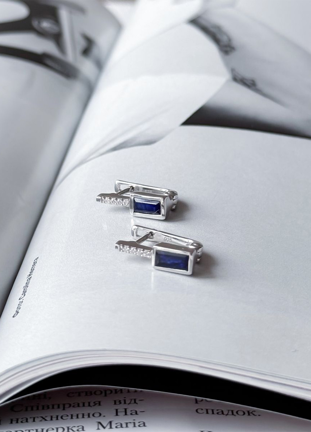 Сережки Silver Flame (295365807)