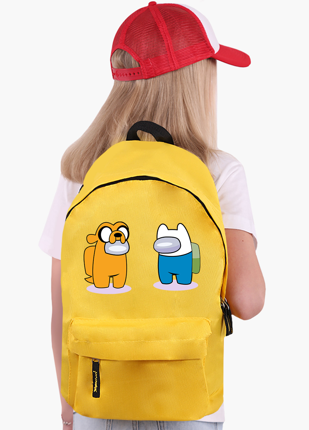 Детский рюкзак Амонг Ас Час пригод Фін і Джейк (Among Us Adventure Time Finn & Jake) (9263-2414) MobiPrint (217075306)