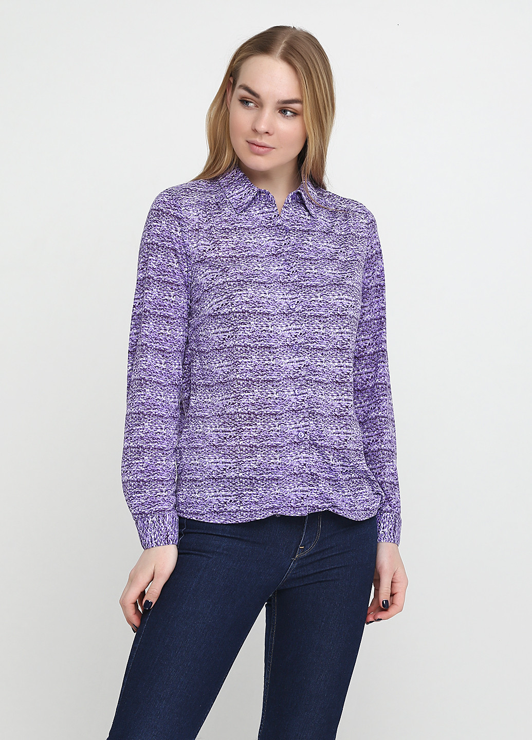 Фіолетова демісезонна блуза Brandtex Collection