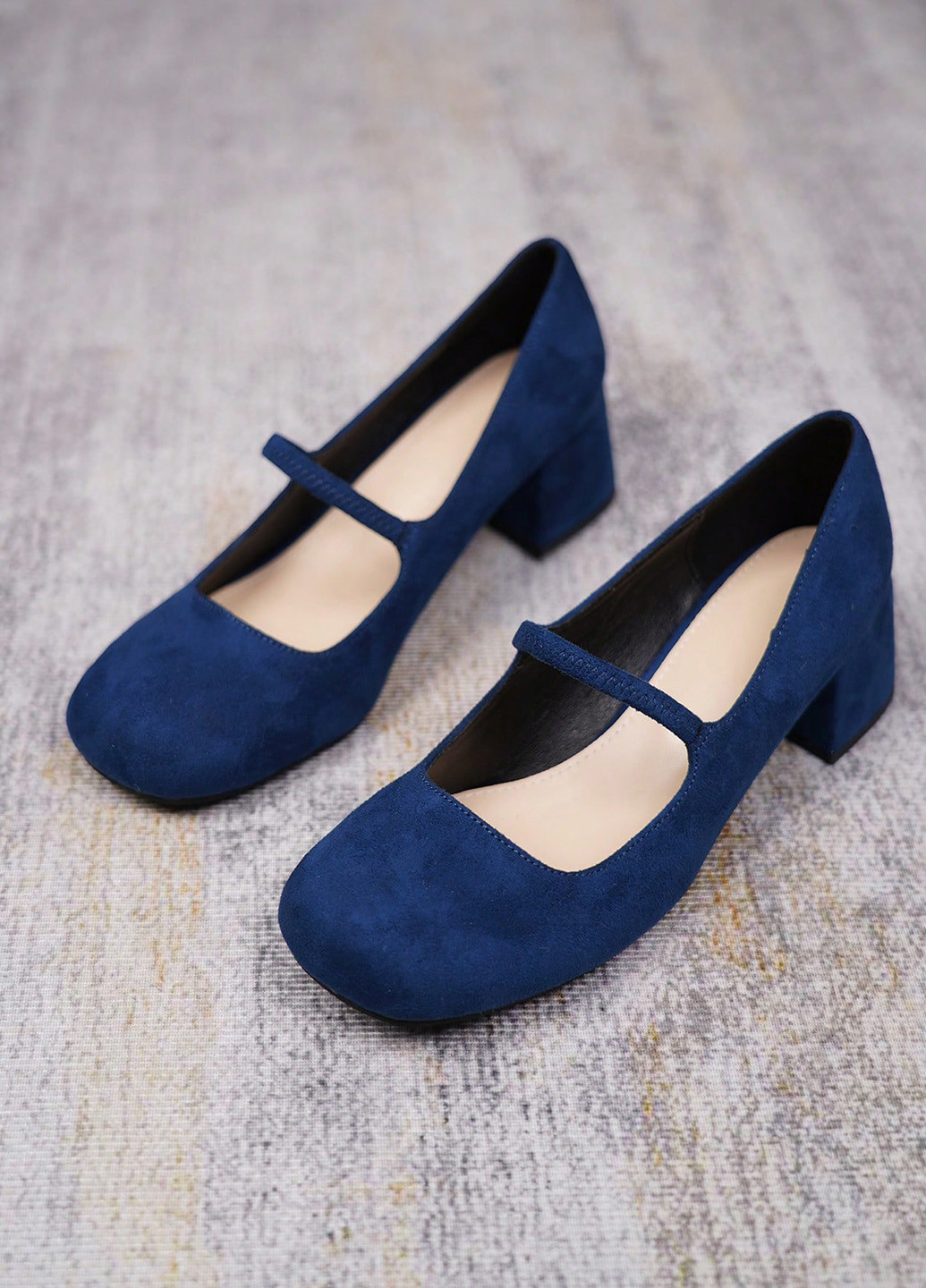 SHEIN Туфлі синій з текстиль, китай — демісезон (342722052)