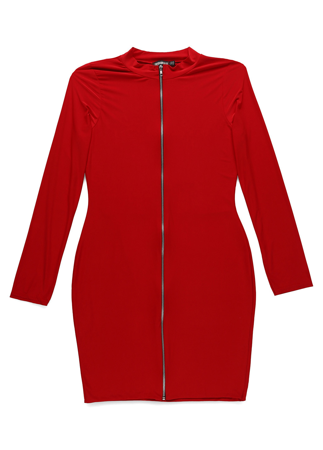 Красное кэжуал платье Fashionkilla однотонное