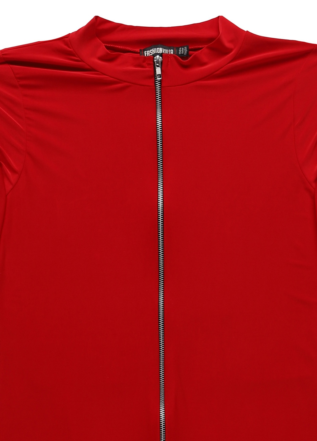 Красное кэжуал платье Fashionkilla однотонное