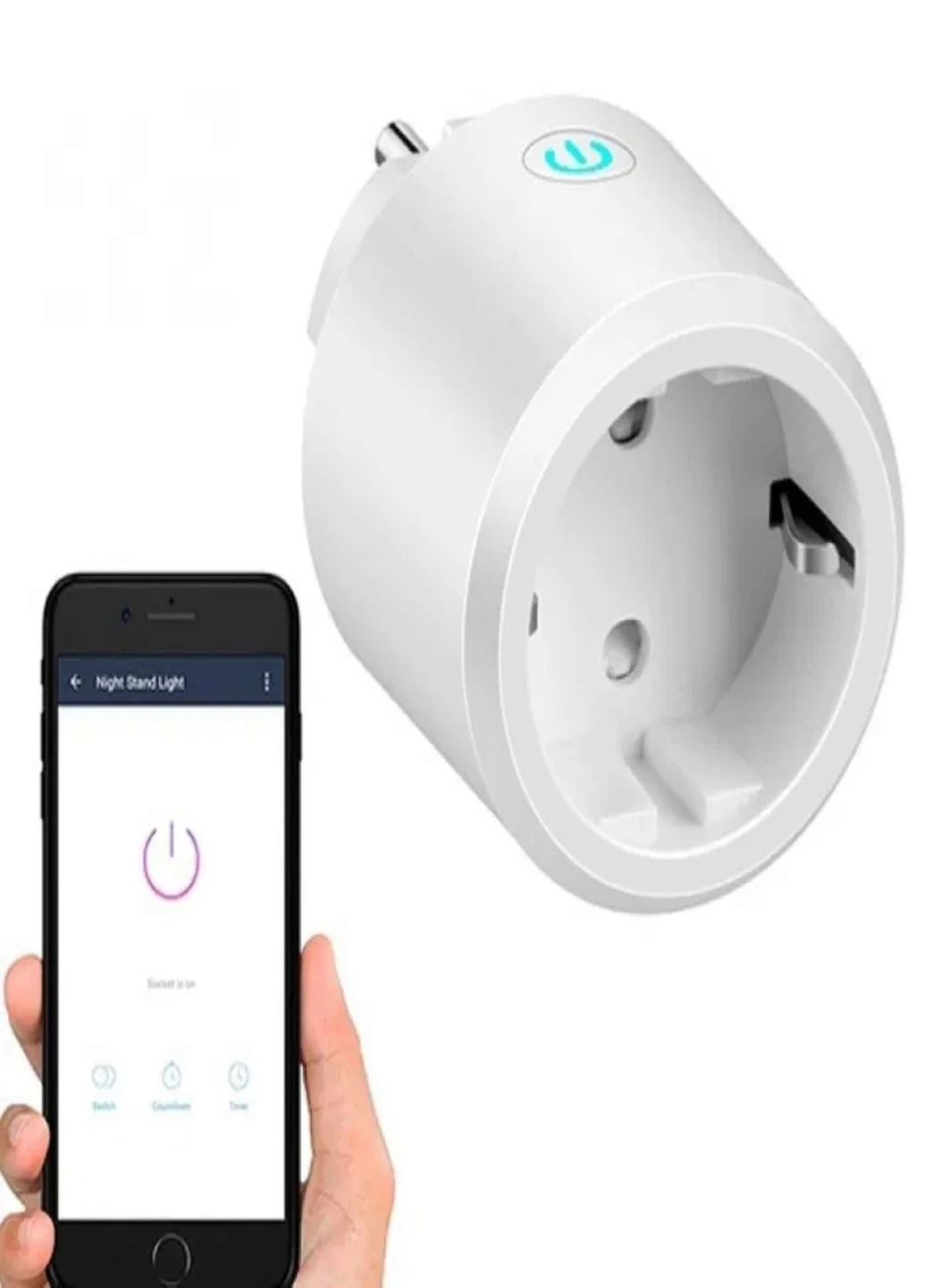 Умная Wi-Fi розетка 220В 10А недельный таймер Smart Life BSD23 (548946366) Francesco Marconi (209509510)