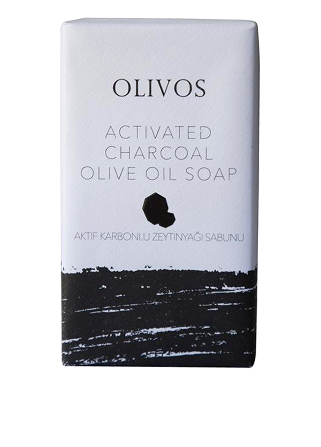 Мыло натуральное оливковое Активированный уголь, 125 г Olivos (79993333)