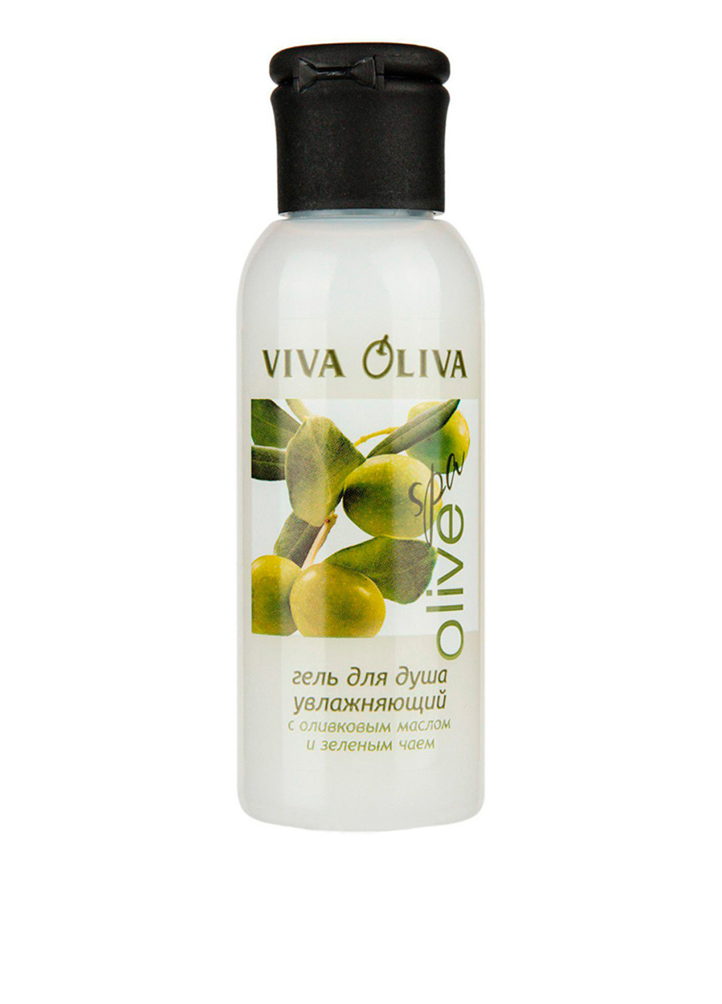 Гель для душа увлажняющий с оливковым маслом и зеленым чаем, 100 мл Viva Oliva (79091218)