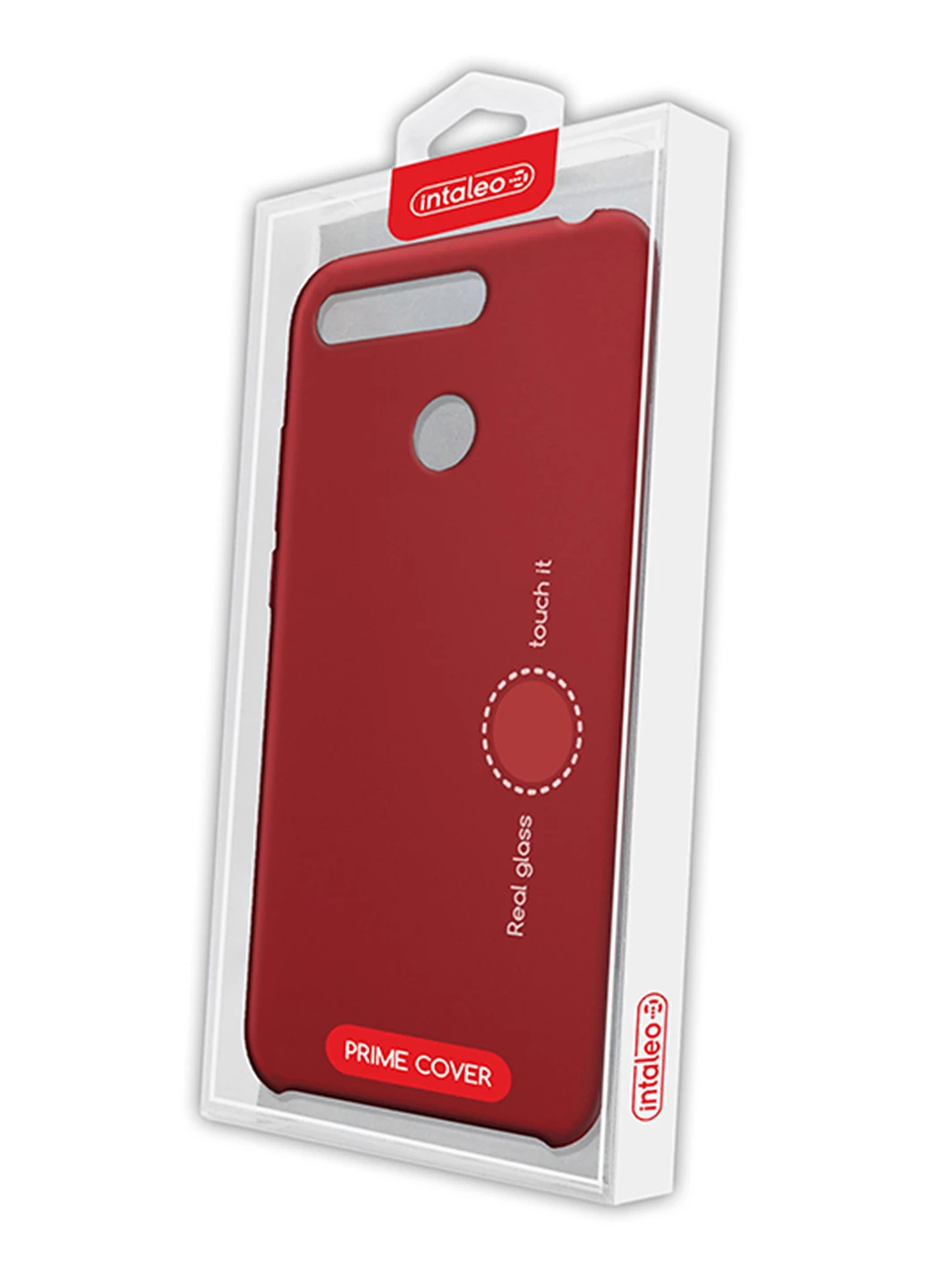 Чохол (Velvet) для Huawei Y6 2018 Prime (червоний) Intaleo для Huawei Y6 2018 Prime (красный) (131340143)