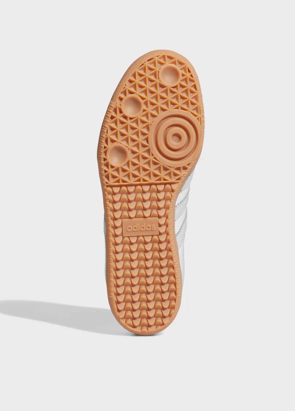 Кроссовки IE0877 adidas Samba OG White Halo Blue Gum белые демисезоны (317218287)