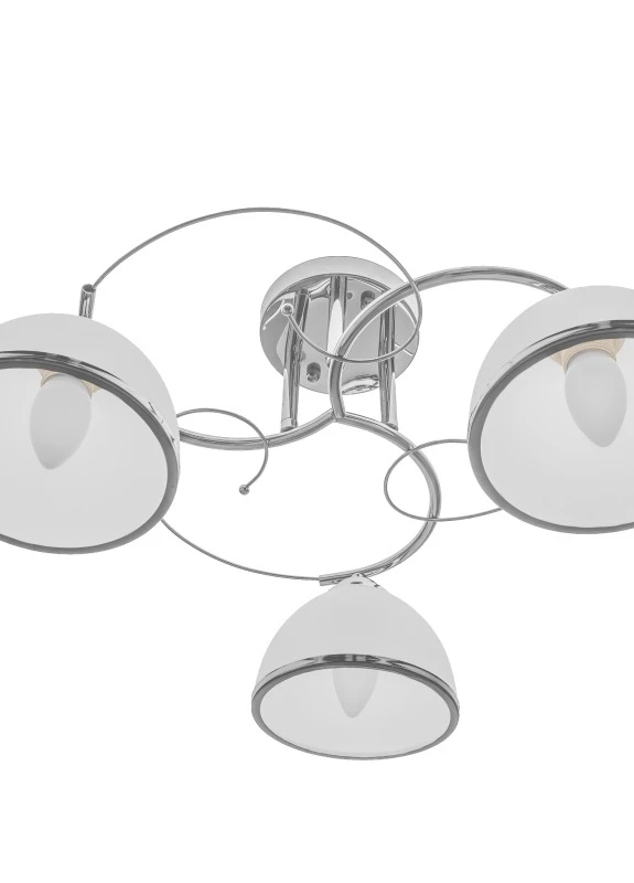 Люстра потолочная на 3 плафона в зал LK-600S/3 E27 CH Brille (253887523)
