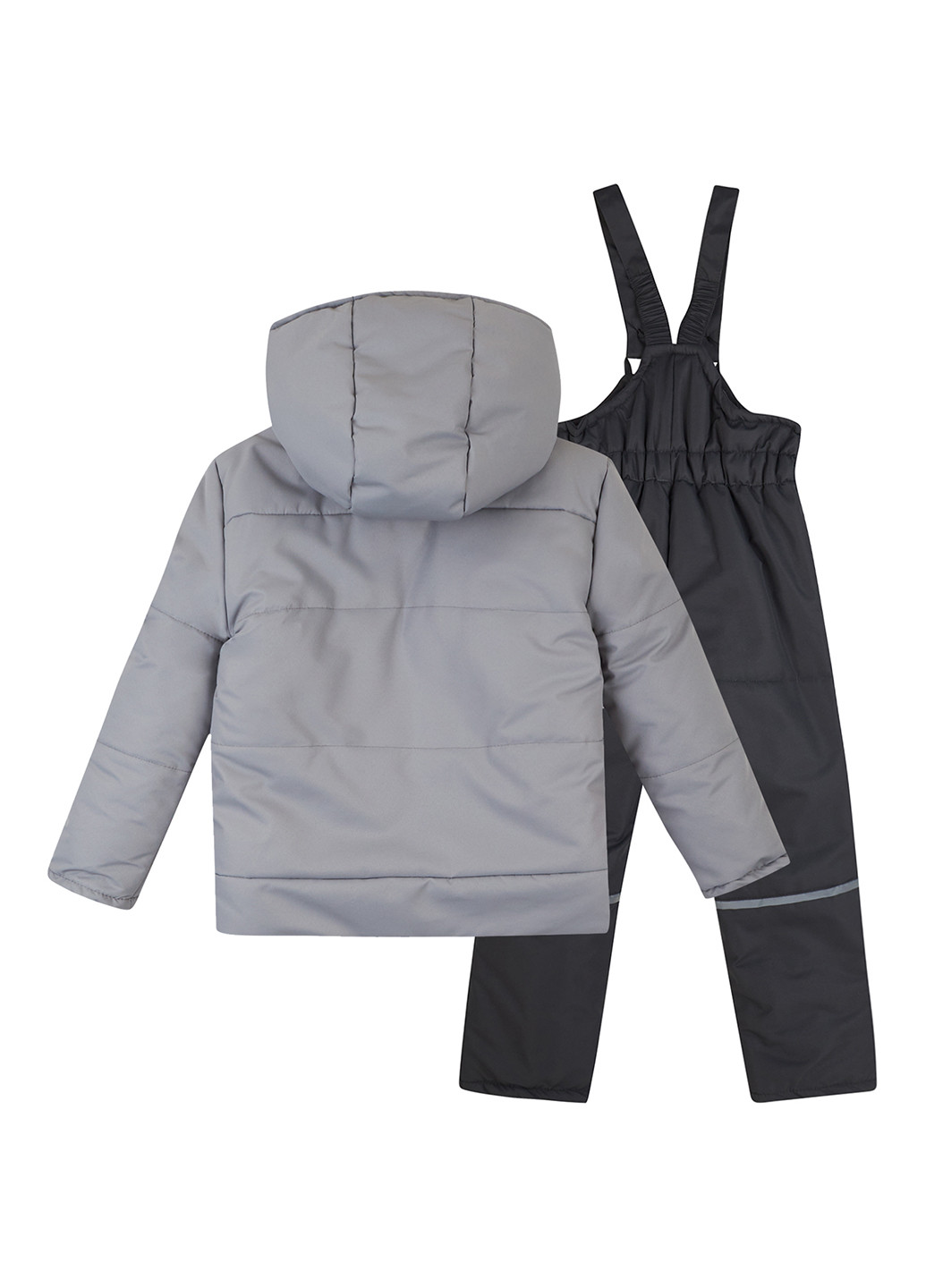 Світло-сірий зимній комплект (куртка, комбінезон) Одягайко