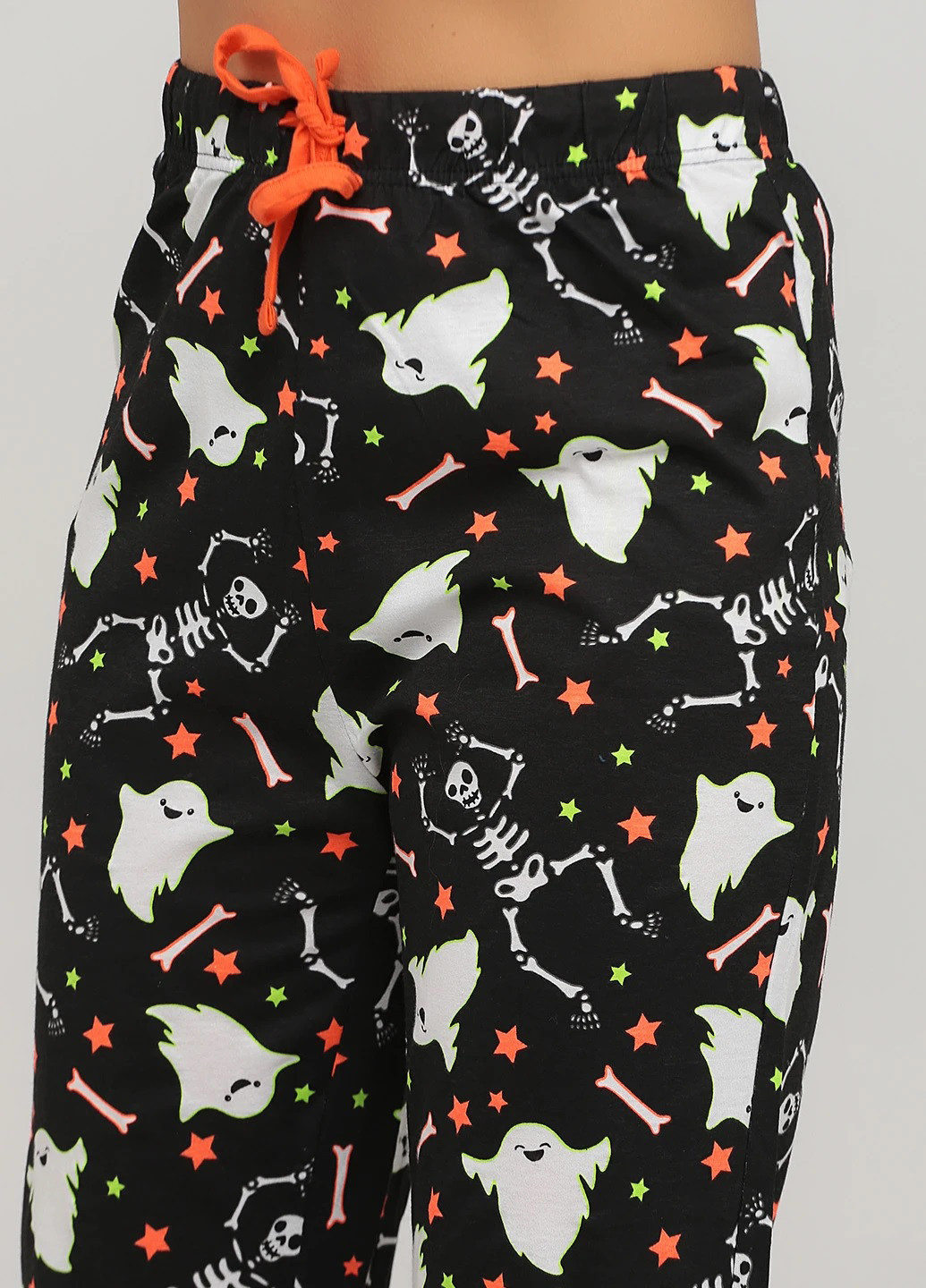 Комбинированная зимняя пижама (лонгслив, брюки) Studio