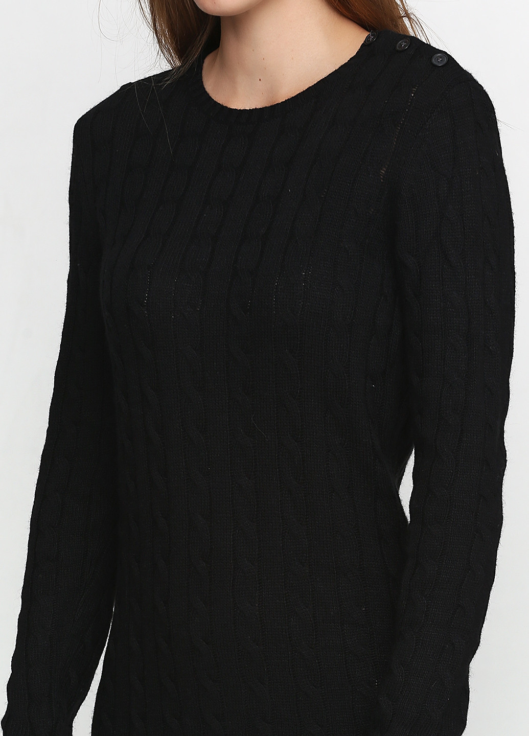 Чорна кежуал сукня Ralph Lauren однотонна